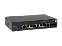 10-Port Web Smart Gigabit PoE Switch, 8 PoE Outputs, 2 x Gigabit SFP, 70W