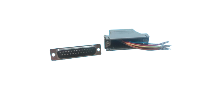 Adapter - DB25M to RJ45 - Black
