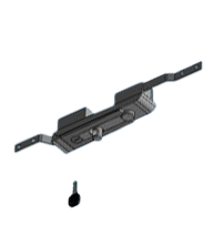 Swing Handle Lock  -Three Position - Keyed different
