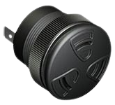 IP65 Indoor/Outdoor Piezo Siren with LED Strobe Beacon, 110 dB, Red
