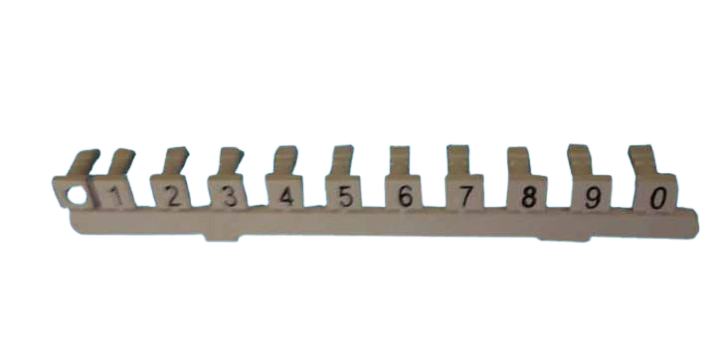 NUMBER FLAGS (PRINTED 1…..0)
