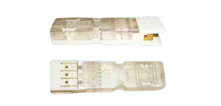 2 PAIRS PLUG  110 TYPE GOLD-PLATED ON THE METAL
