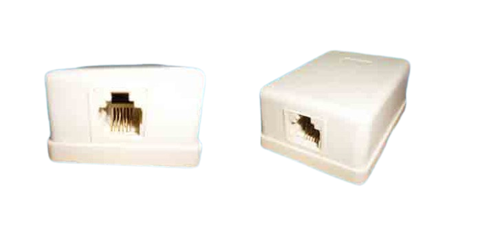 SINGLE SURFACE JACK 6P6C
