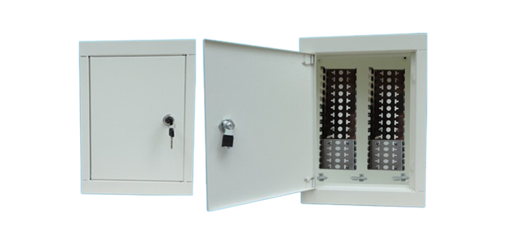 Telecom DB with mounting frame, 150X2
